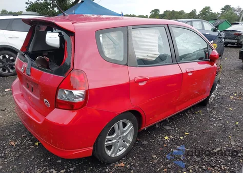 2008 Honda Fit Sport from USA, damaged, VIN JHMGD38618S036632